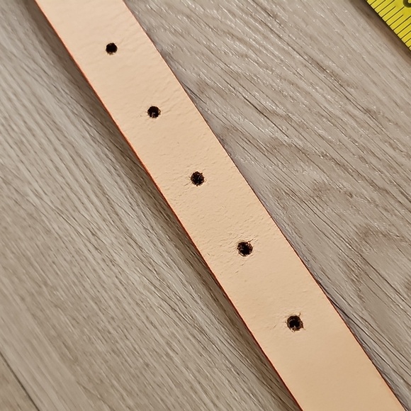 Garuglieri Italian Genuine Leather Belt With A Bamboo Belt Buckle, Size Large - Picture 10 of 11